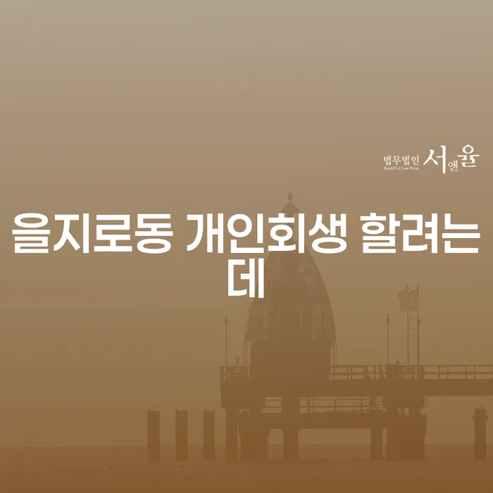 을지로동 개인회생 할려는데